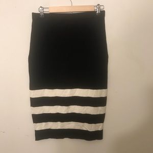 Elle knit midi skirt